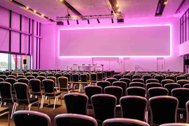 Modern event space at The Point, Emirates Old Trafford, ideal for conferences and seminars.