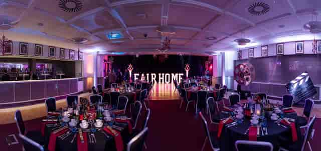 Elegant Members Suite at Emirates Old Trafford for gala events and formal dinners.