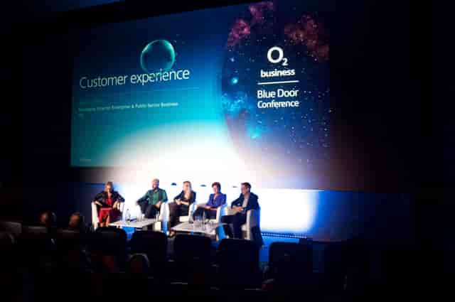 Panel discussion on customer experience at Cineworld O2 Greenwich conference.