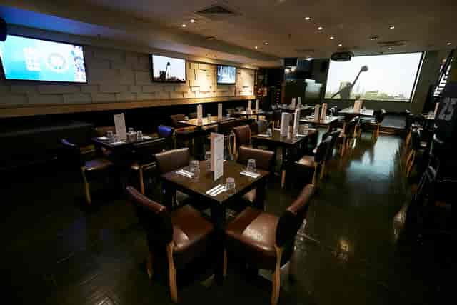 The Venue Rileys Haymarket: Modular tables and AV tech for corporate mixers and networking events.