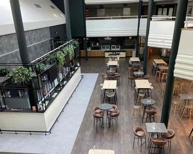 Berkshire Stand Long Room at Newbury Racecourse, modern venue for events and gatherings.