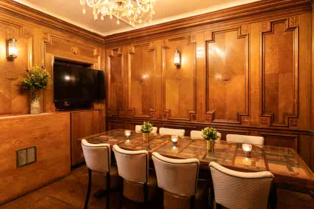 Sophisticated Boardroom at Pitcher & Piano, ideal for executive meetings and gatherings.