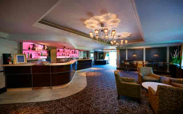 Stylish event space at Bowes, Rockliffe Hall, perfect for networking and receptions.