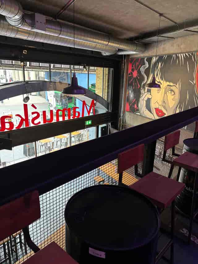 The Platform at Mamuśka! - trendy venue with vibrant art, ideal for events and meetings.
