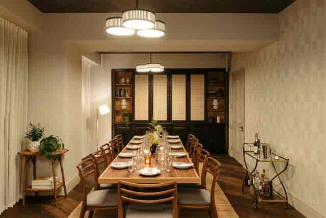 Elegant dining space in The Hoxton Southwark for corporate dinners and gatherings.