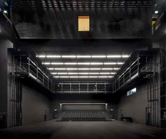 Spacious industrial event venue at English National Ballet, ideal for conferences and performances.