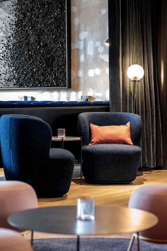 Plush VIP seating at The Bar & Garden, The Ministry for intimate networking events.
