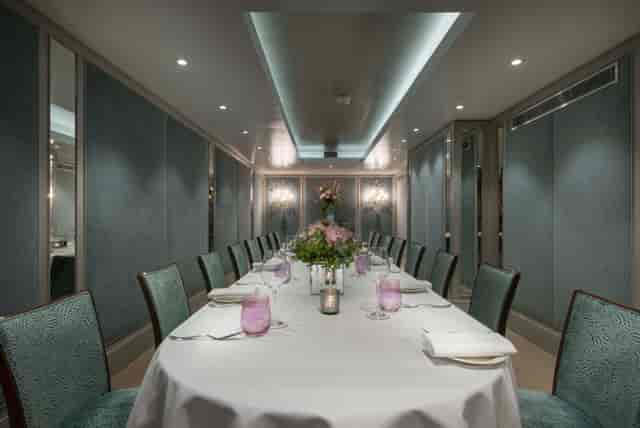 Cadogan Suite at The Capital Hotel: elegant meeting space for corporate events and private dinners.