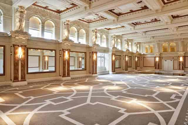 Elegant ballroom at Kimpton Fitzroy London, ideal for upscale events and conferences.