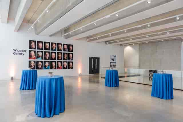 Wigoder Gallery at English National Ballet, modern event space with high ceilings, ideal for receptions.