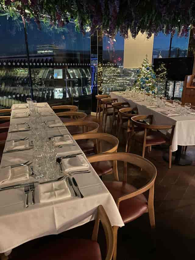Elegant dining setup at The View @LSQ, perfect for corporate dinners and networking events.