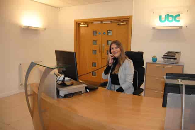 De Montford Suite reception area at UBC Henley, ideal for meetings and events.