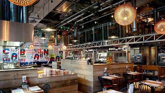 Vibrant Rio Restaurant in Cabana Stratford, ideal for casual meetings and events.