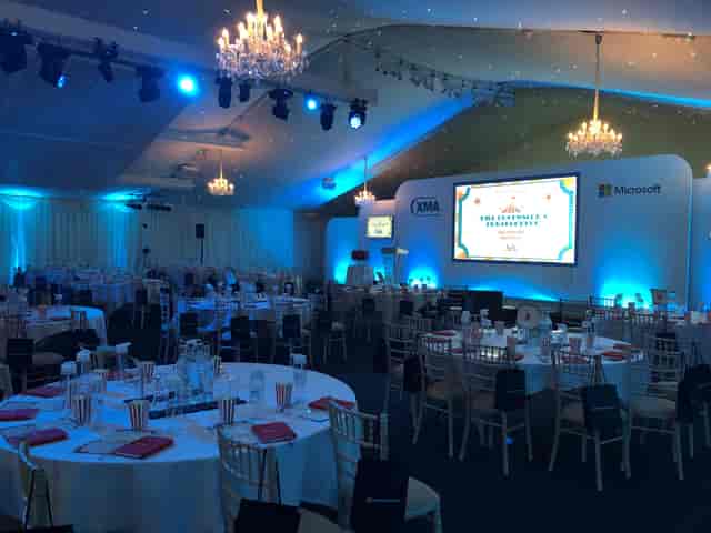 Garden Marquee at Hunton Park Hotel, elegant event space for corporate gatherings and galas.