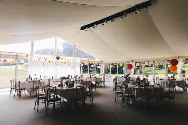 Elegant event space at Broome Park Hotel, ideal for weddings and corporate gatherings.