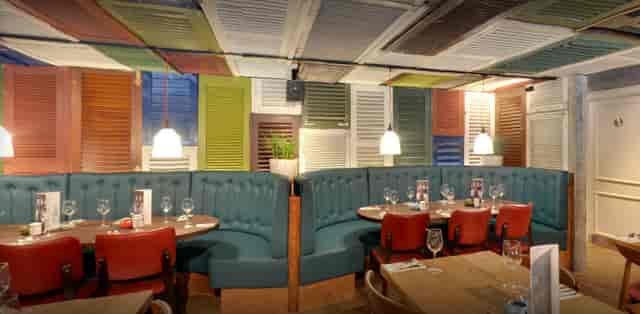 Vibrant restaurant interior at Bella Italia Bristol Abbeywood, ideal for events and gatherings.