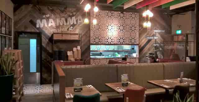 Cozy restaurant venue in Bella Italia Glasgow for informal meetings and small events.