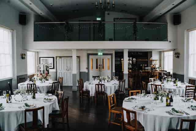 Elegant event space at Clarence Hall, ideal for weddings and corporate gatherings.