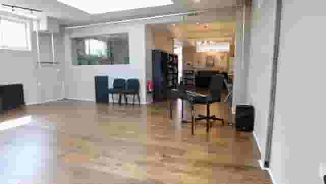 Ground floor studio