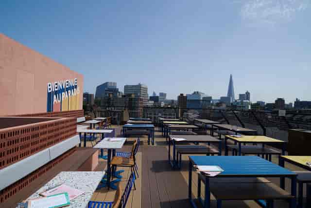 The Mezzanine at Bar Elba: rooftop venue for private parties and corporate events.