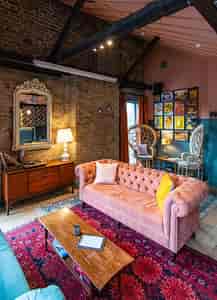 Stylish lounge at The Bar Above, perfect for networking and team-building events.