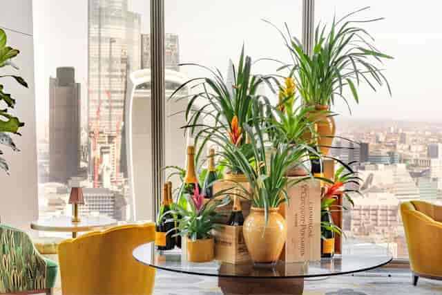 Sky Lounge at Shangri-La The Shard, London: elegant event space with city views.