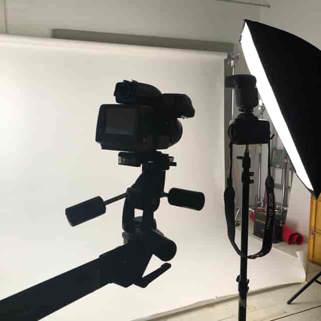 Professional video setup with cameras in Rhapsody Studio for high-quality event production.