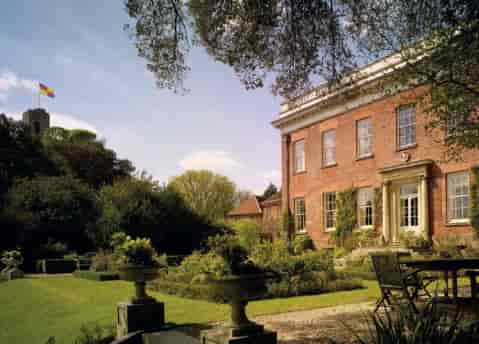 Mansion House at Hedingham Castle, a charming venue for weddings and events.
