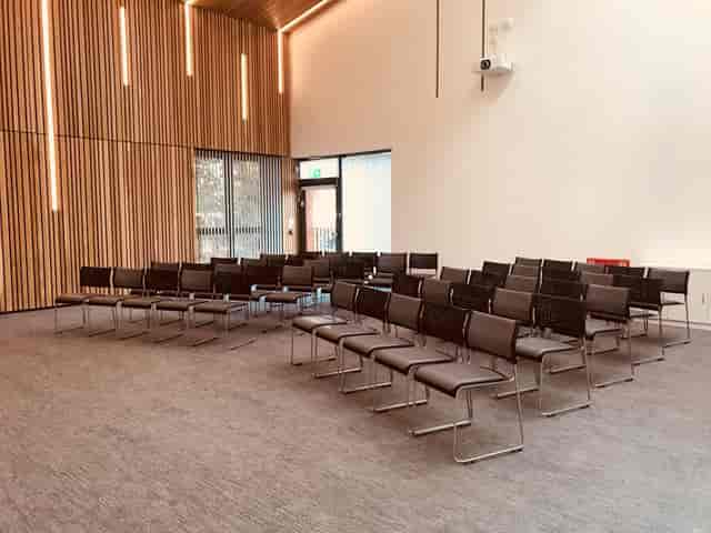 Quarry Conference Room with modern chairs, ideal for workshops and presentations.