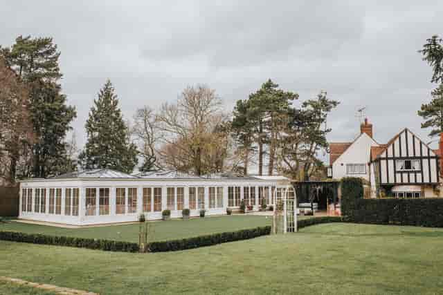 The Orangery at Hayne House: elegant conservatory venue for events and meetings.