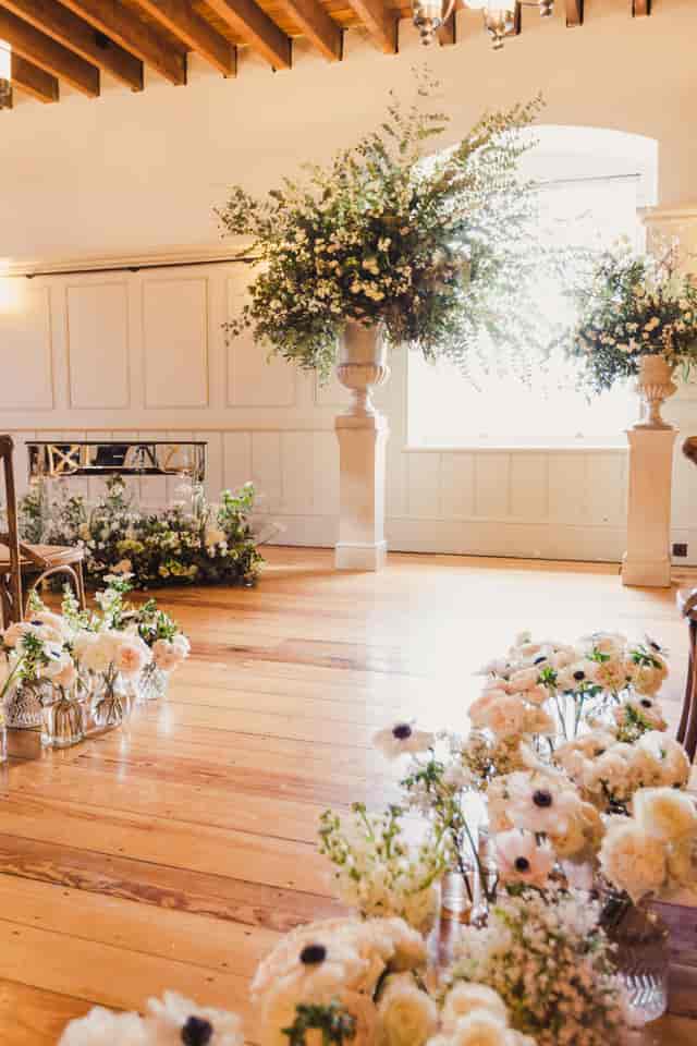 Elegant New Armouries event space at Tower of London, ideal for weddings and upscale gatherings.