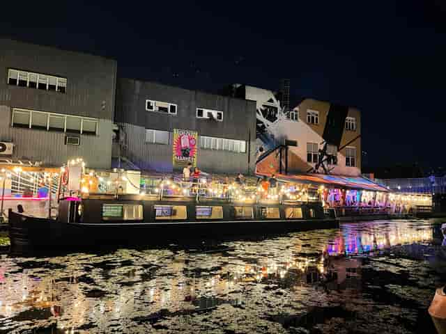 Mary Read Boat at Studio 9294, vibrant waterfront venue for evening events.