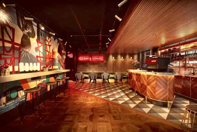 Everyman Broadgate Screen 2, modern venue with vibrant decor for intimate meetings and events