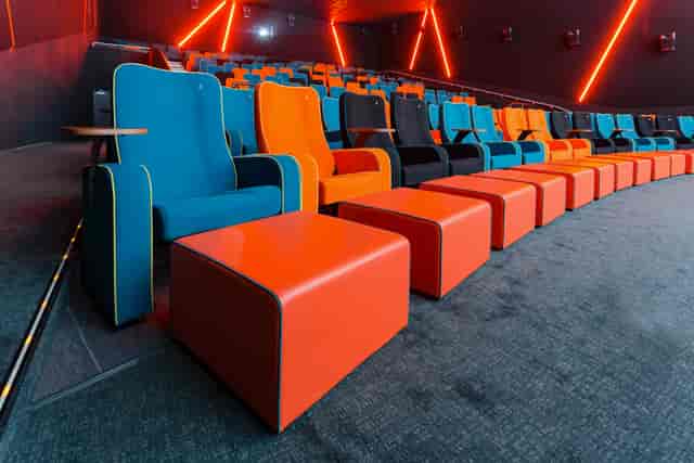 Modern theater seating in The Light Cinema Stockport for engaging presentations and screenings.
