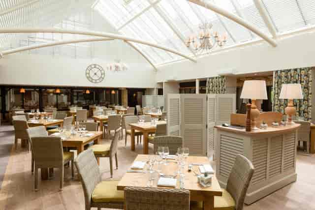 Elegant dining space at voco™ Oxford Thames Hotel, ideal for corporate events and meetings.