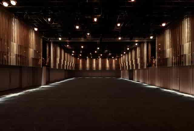 Spacious modern ballroom venue in The Londoner for events and meetings.