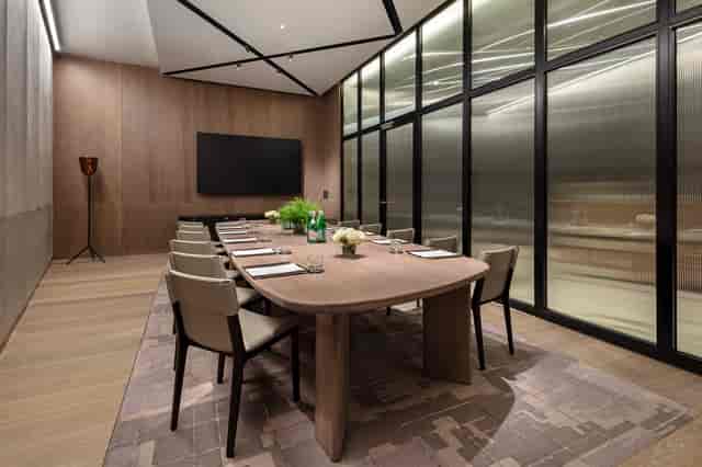 Modern meeting room at The National Gallery, ideal for corporate events and presentations.