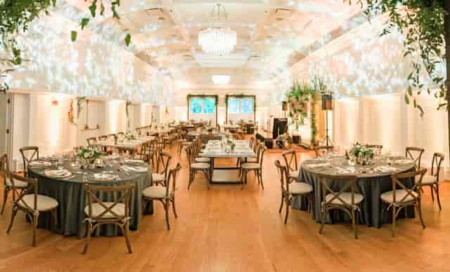 Elegant Lord Stanley Ballroom in Stanley Park for weddings and corporate events.