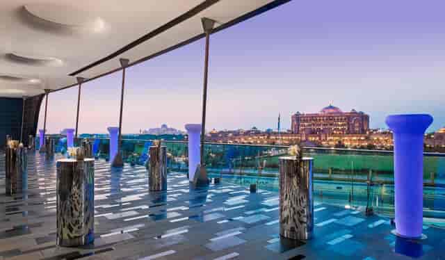 Al Bateen Ballroom at Grand Hyatt Abu Dhabi, sleek design for upscale events and meetings.