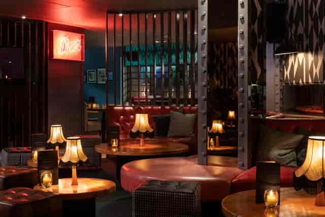 Main Hall Exclusive at All Star Lanes, cozy venue for networking and gatherings.