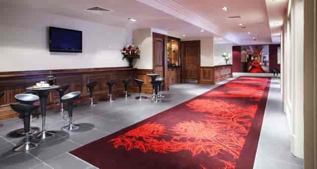 William West Suite event space with elegant decor, ideal for receptions and gatherings.