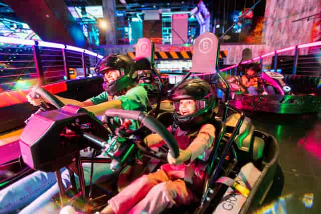 Vibrant GT E-KARTING venue in Wandsworth for team-building and corporate events.