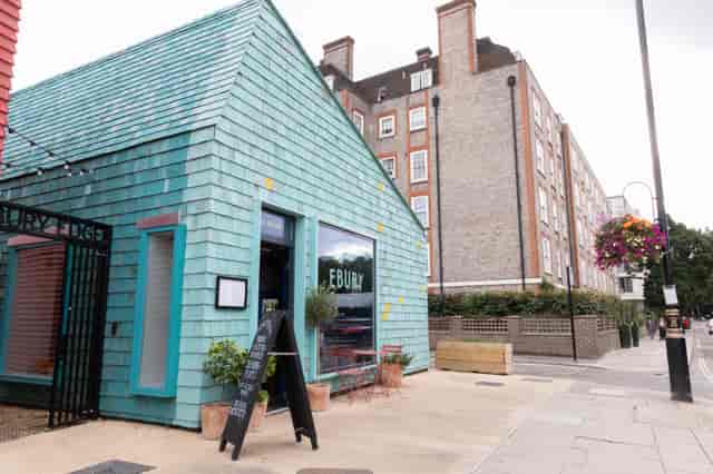 Vibrant wedding venue in Ebury by Fat Macy's, ideal for creative events and meetings.