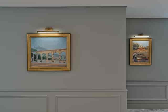 Sophisticated event space at Hyatt Regency London with elegant artwork for upscale gatherings.