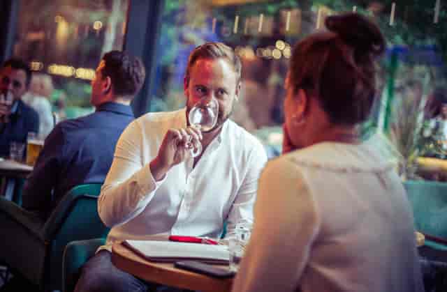 Sophisticated dining venue in Vagabond Shoreditch for networking events and gatherings.