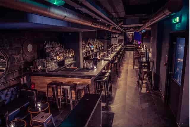 Sleek bar venue in The Cocktail Club Shoreditch for networking and gatherings.