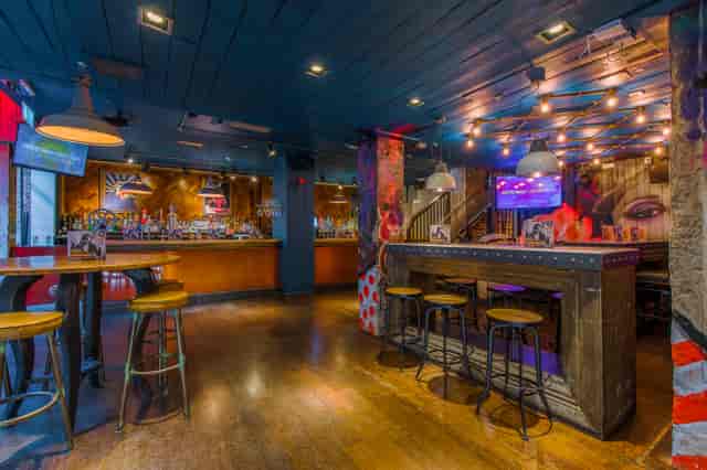 Industrial-chic Disco Bar at Revolution Leeds for post-conference networking and corporate events.