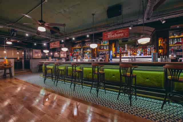 Stylish bar area at Revolucion de Cuba Newcastle for networking events and gatherings.