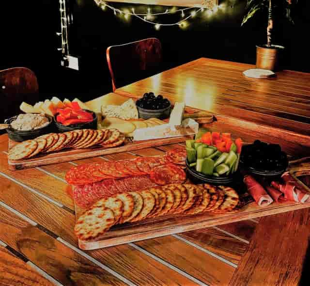 Private dining room charcuterie board for networking events and receptions.
