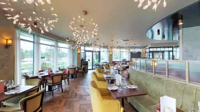 Exclusive Brasserie Blanc venue for corporate luncheons and networking mixers with natural light.